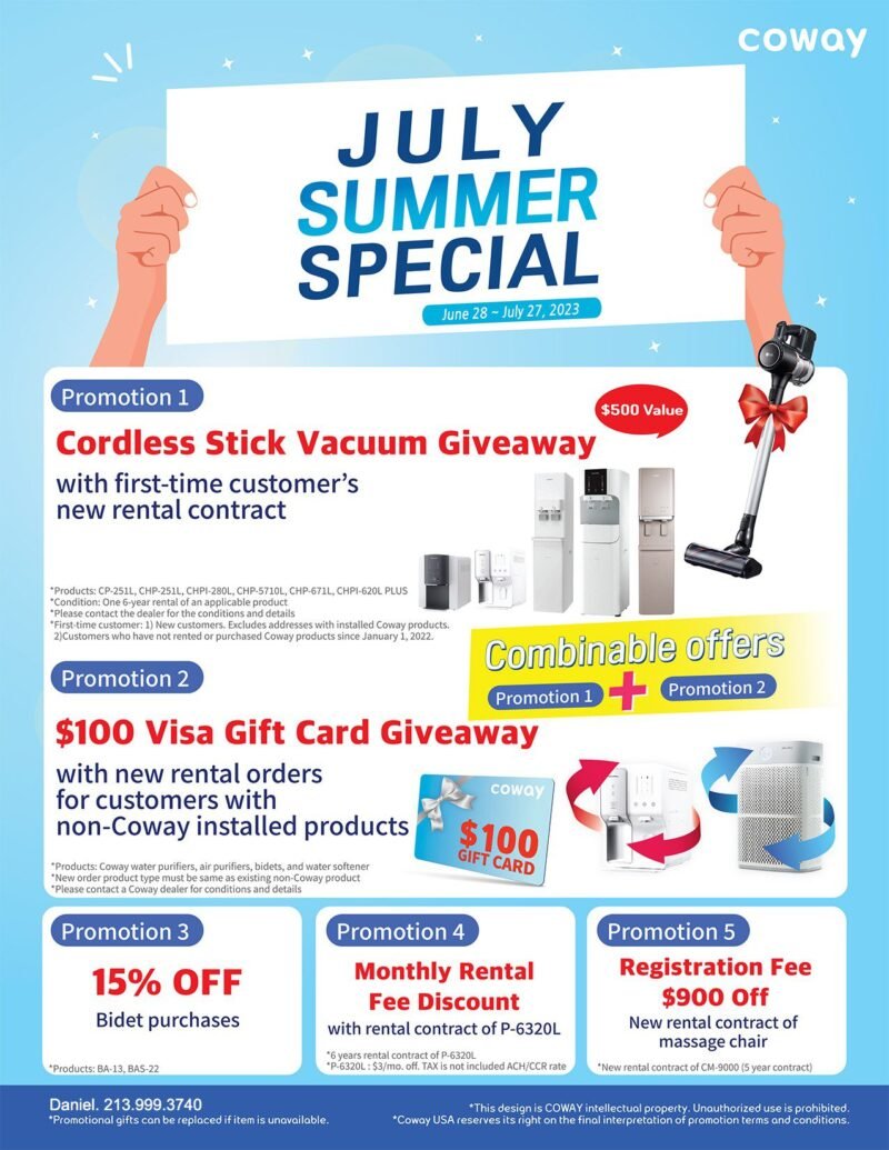 Coway-July-Promotion-ENG July Coway Promotion