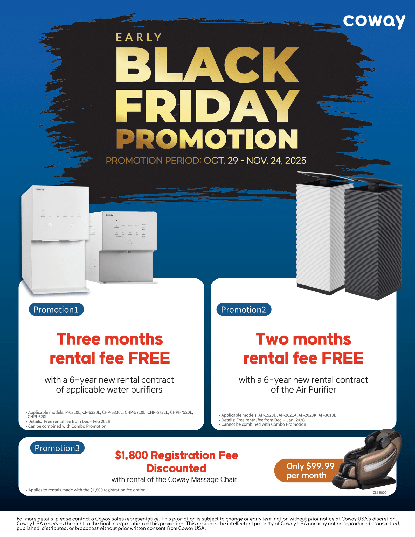Thanksgiving Promotion of Coway.