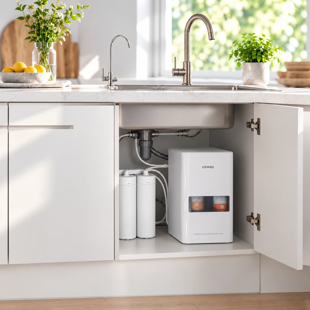 Under-sink water purifier